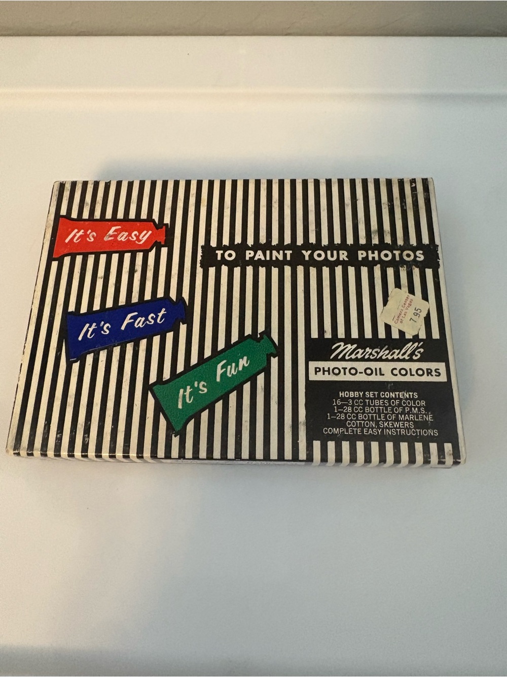 Marshall's photo oil color vintage hobby set